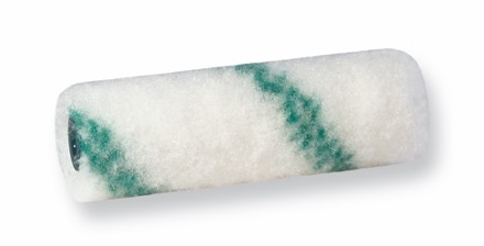 Goudhaantje Nylon roller groene streep 11 mm in 10 cm.