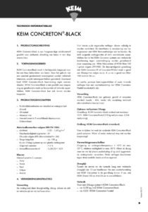 productinfo KEIM Concreton Black