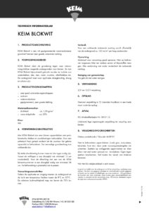 productinfo KEIM Blokwit