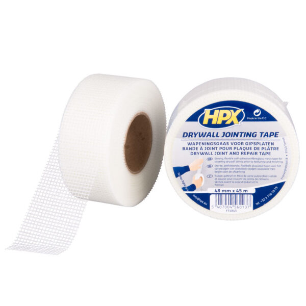 HPX Drywall Jointing Tape – wapeningsgaas voor gipsplaten 48 mm x 45 m FT4845
