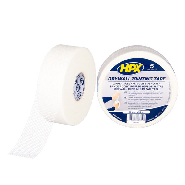 HPX Drywall Jointing Tape – wapeningsgaas voor gipsplaten 50 mm x 60 m FT5090